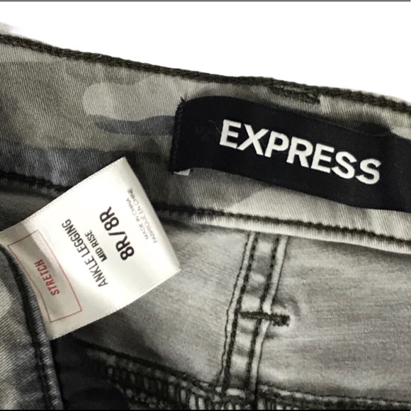 EXPRESS Stretch Mid-Rise Ankle Legging - Picture 4 of 5